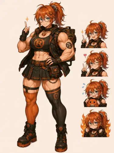 Daily Gyaru image rust-chan